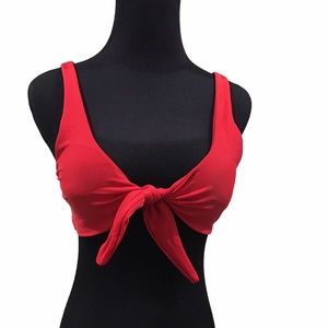 Zaful bikini tops red size 8 NWT